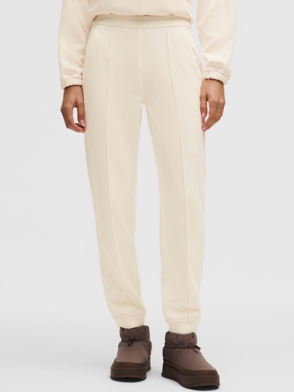 lululemon athletica Cream Track Joggers